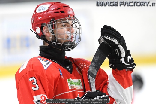 2020-10-11 Valpellice Bulldogs U19-Hockey Pieve 0265 Simone Bertin
